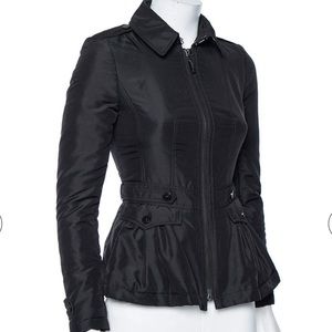 BNWT: Burberry Black Cinched Waist Jacket